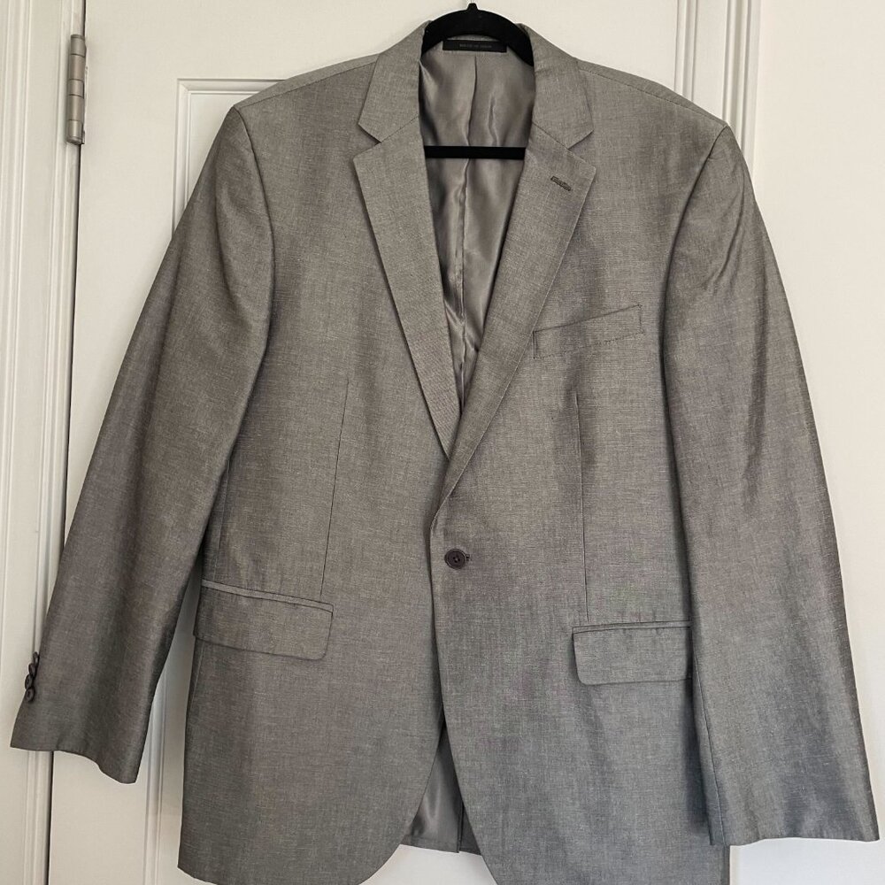 Kenneth Cole Silver/Grey Sports Coat